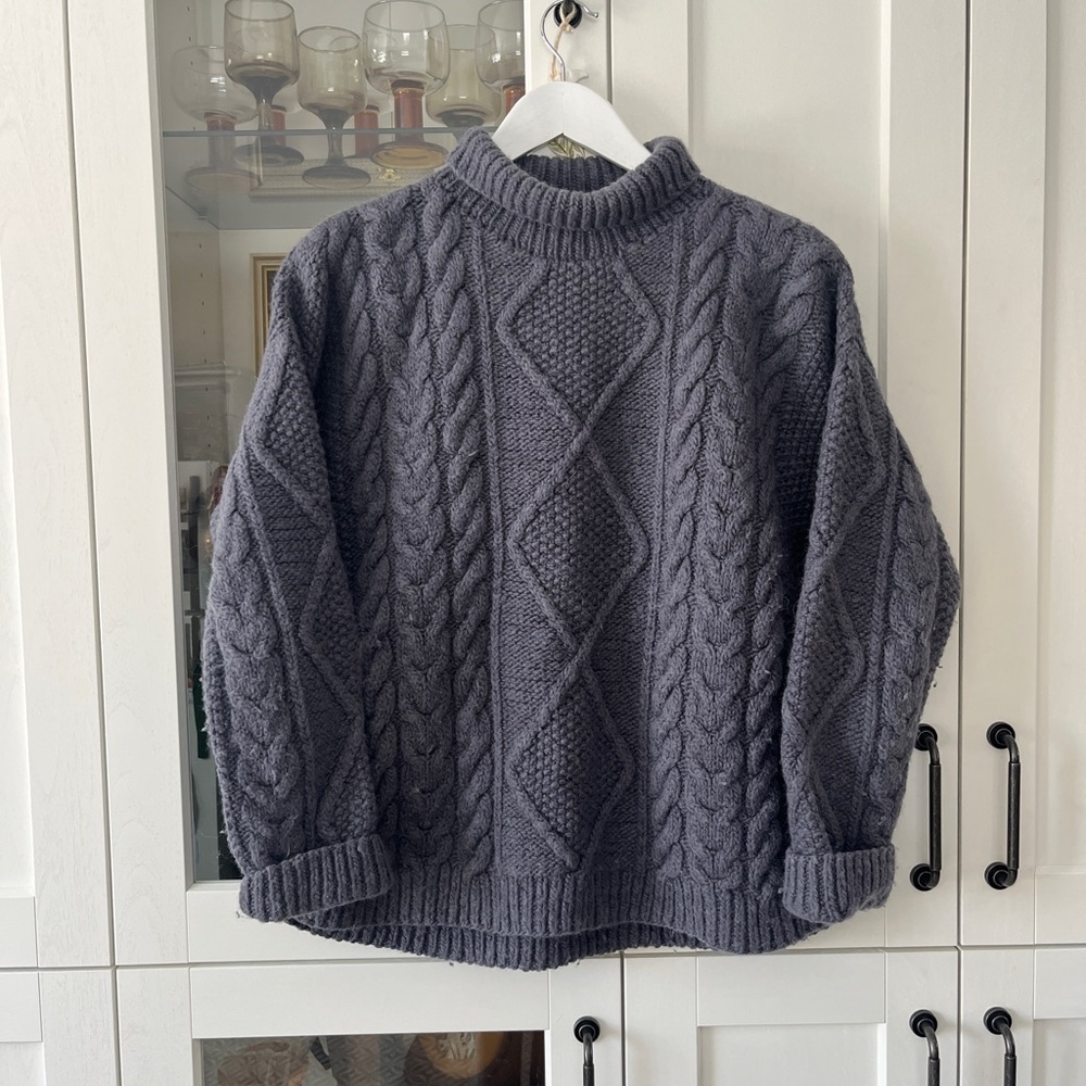 Wool Cable-knit Sweater